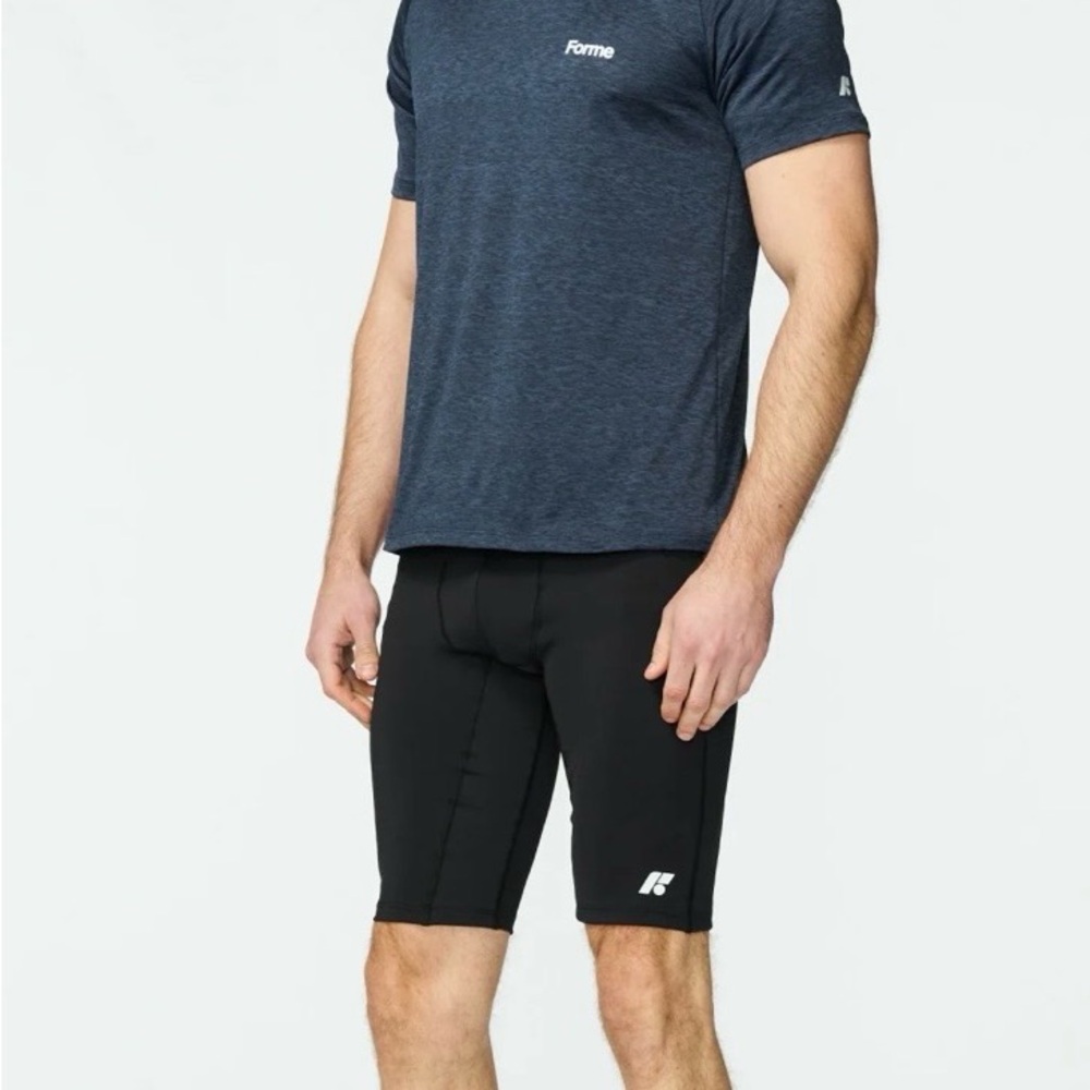 NWT Forme Men's Black Athletic Compression Shorts (Forme Pro Short)